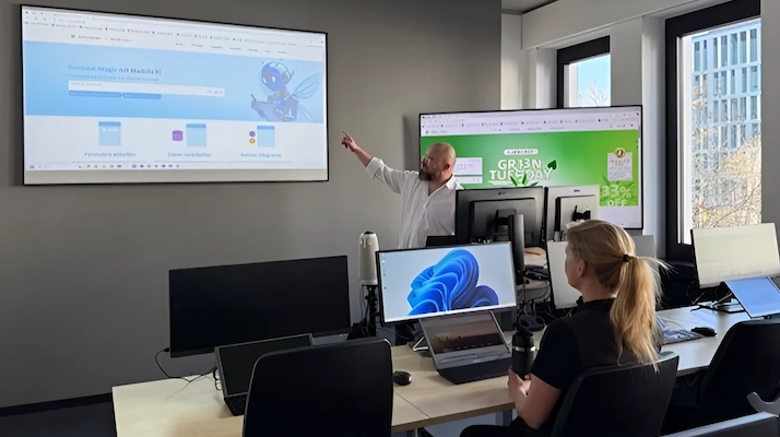 aktuelle Seminartechnik in den Schulungsräumen